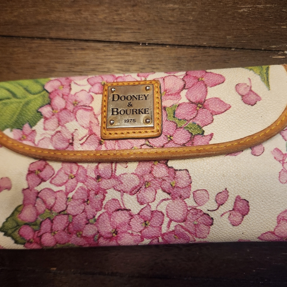 Dooney & Bourke Pink Floral Wallet